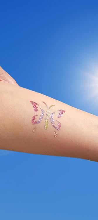 Glitter tattoos