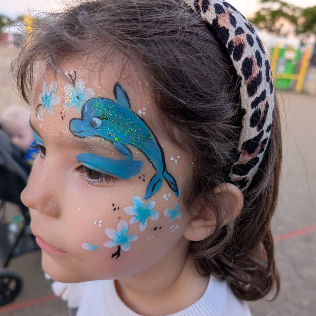Dolphin Face Paining