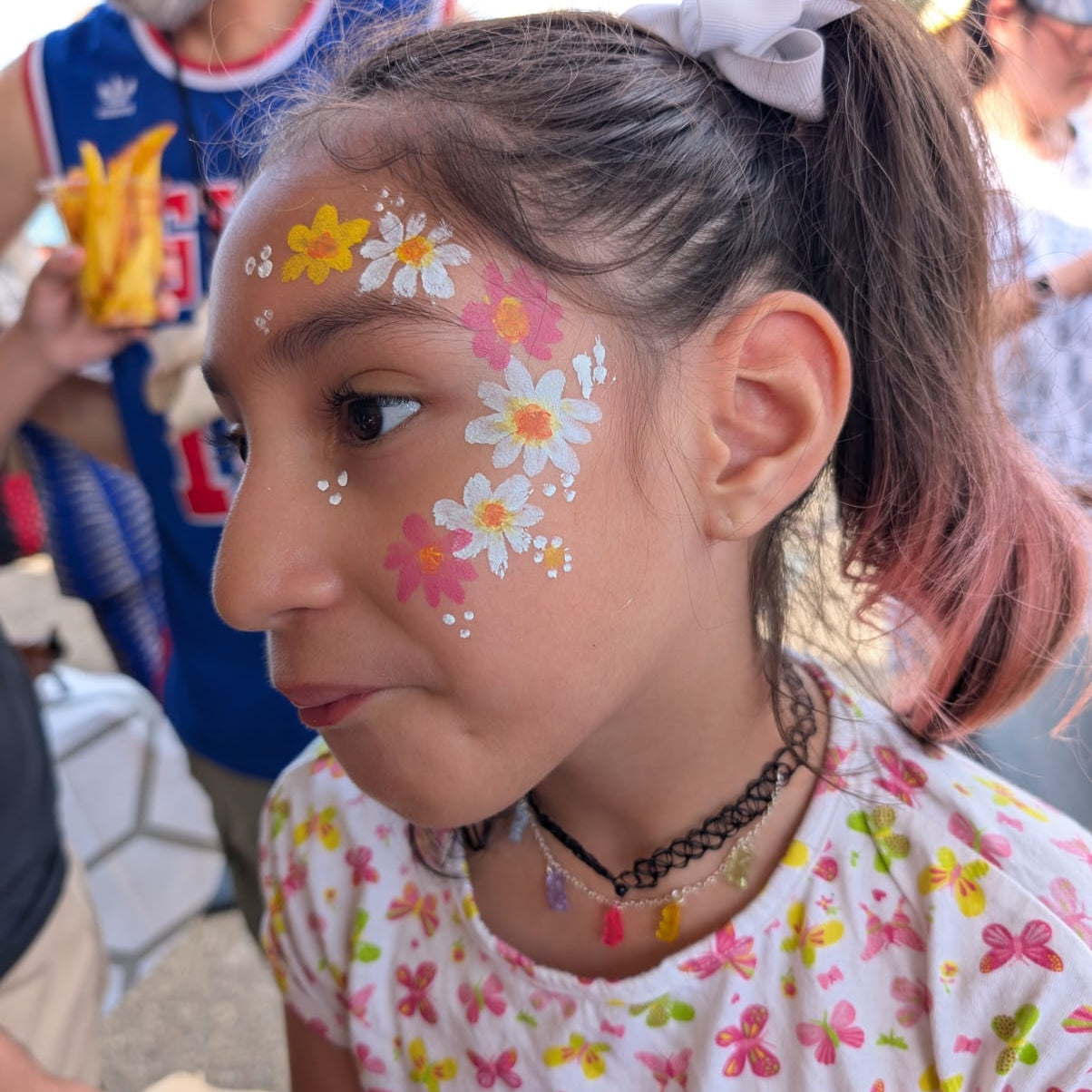 Floral Face Painting