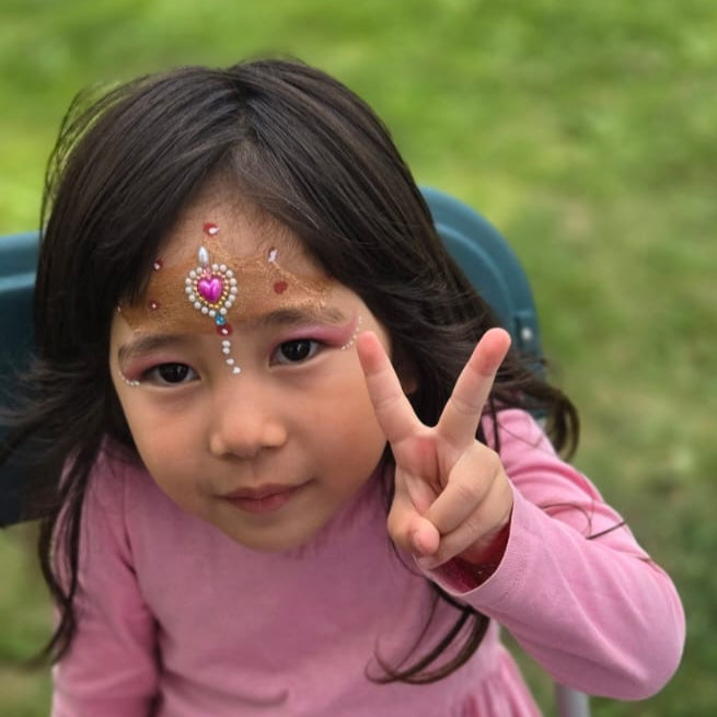 👑 Shimmery Bronze Tiara 💖 Face Painting
